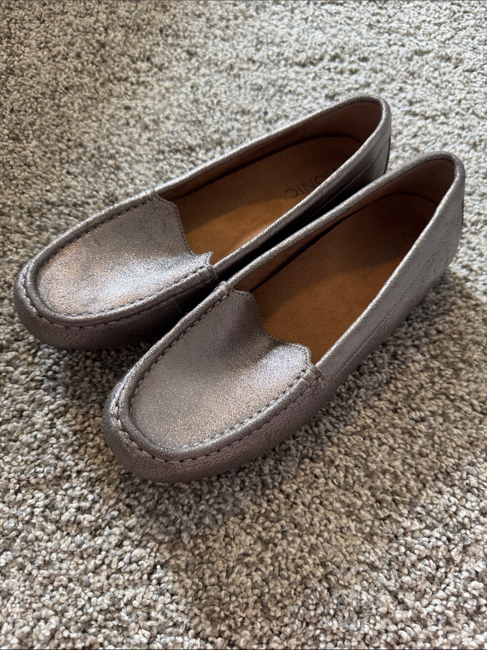 Vionic Debbie Metallic Moccasin/Loafer Style